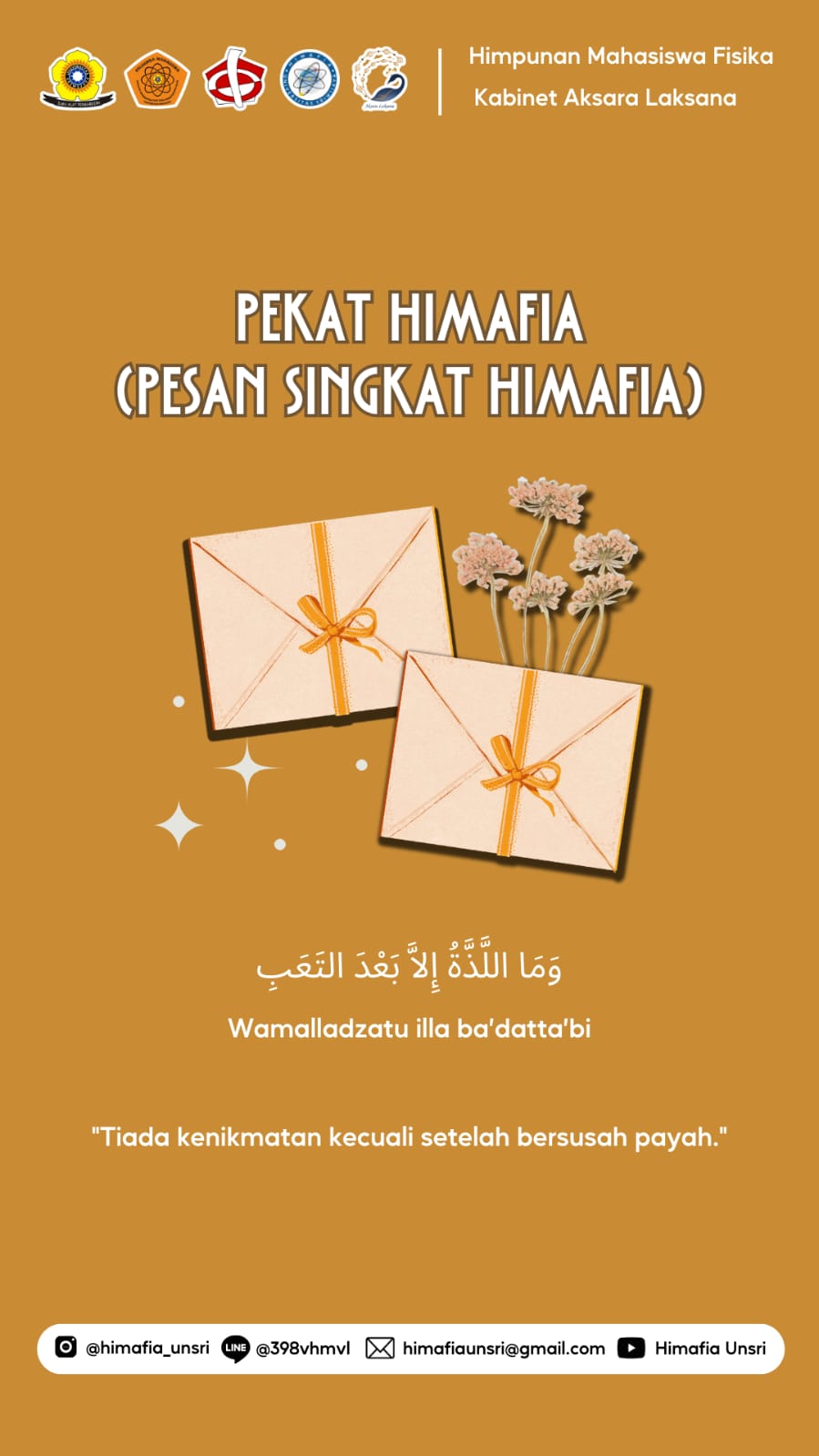 PESAN SINGKAT (PEKAT HIMAFIA)